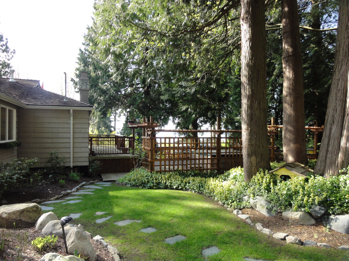 Crescent Drive backyard 1.JPG at 2540 Crescent Drive, Crescent Bch Ocean Pk., South Surrey White Rock